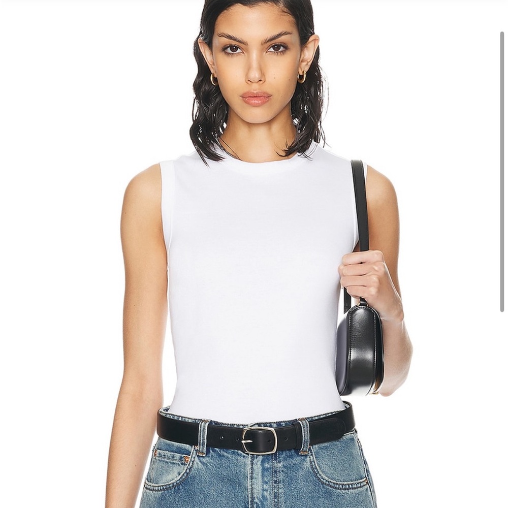 Flore Flore Esme tank in white size M